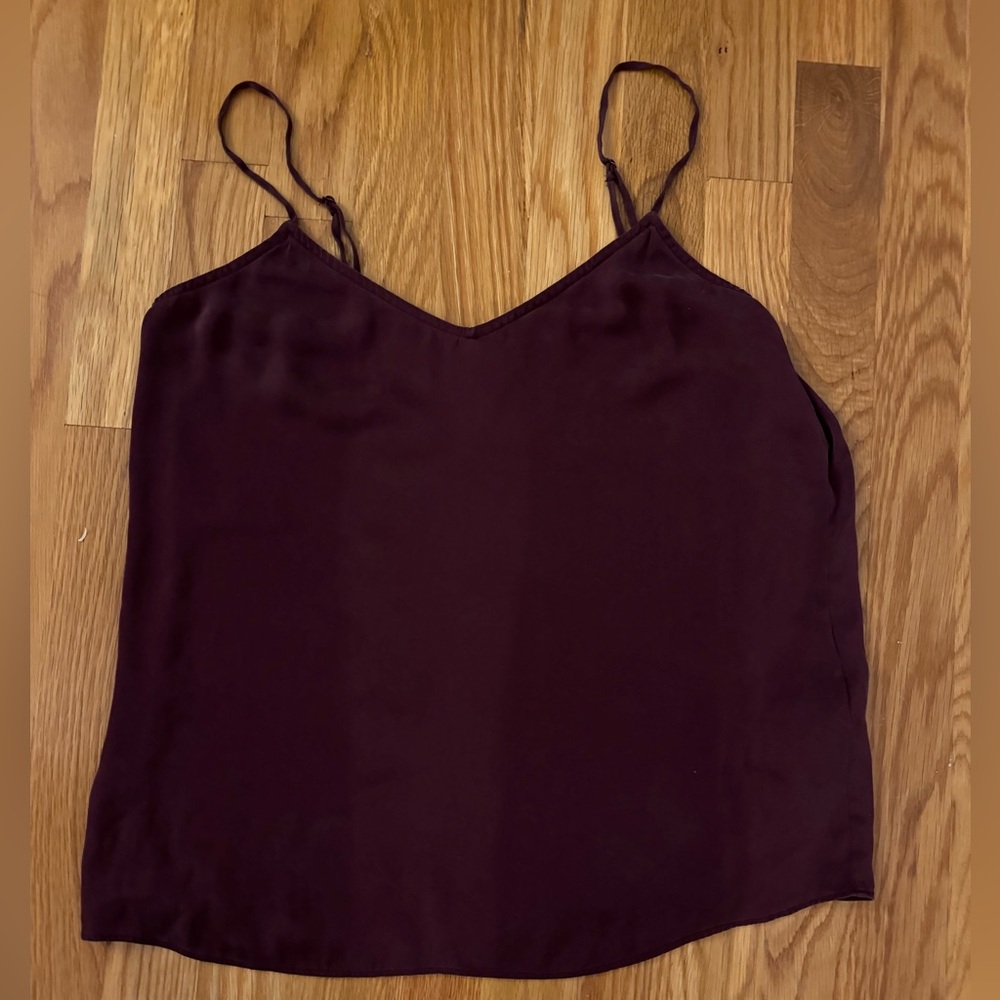 Quince silk v-neck camisole